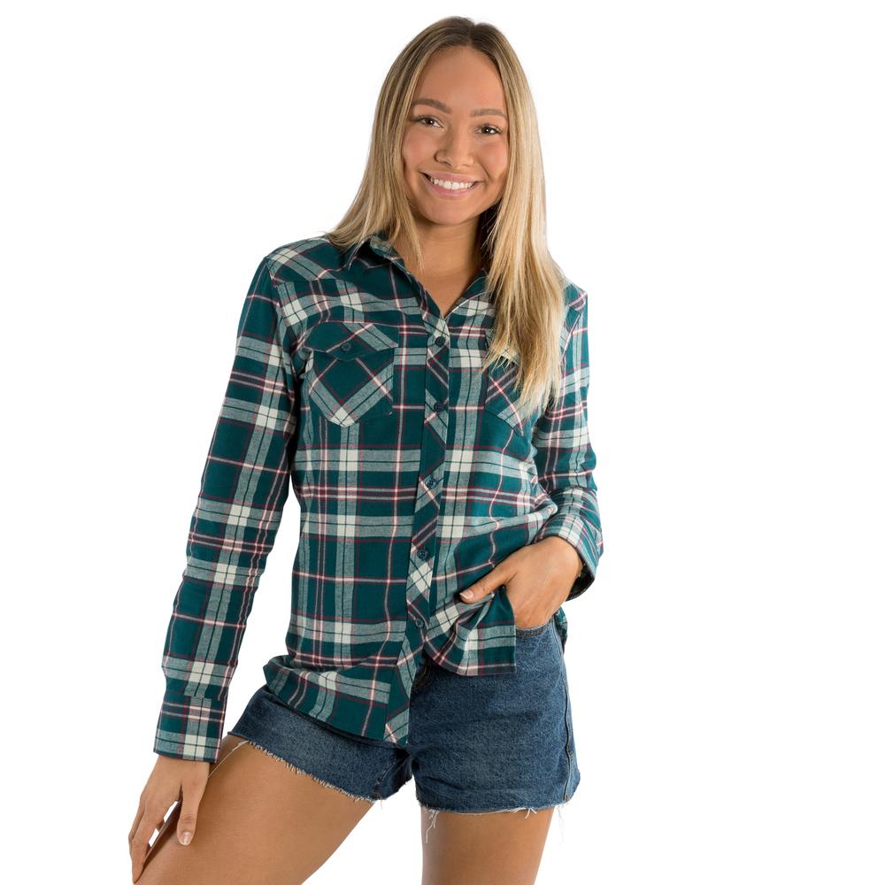 Ringers Western | Junee Womens Flanno Semi Fitted Shirt - Green – Gypsy ...